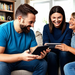 보드게임 SNS 홍보 - Finding Your Gaming Tribe Online**

"A diverse group of fully clothed adults smiling and interacting...