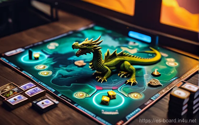 보드게임 기술 트렌드 - **Immersive Board Game Night with Companion App:** A diverse group of 3-4 adult friends (ages 20s-30...